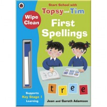 Ladybird Wipe-Clean First Spellings: Start School with Topsy and Tim