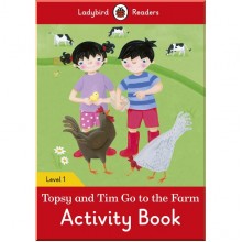 Ladybird Topsy and Tim: Go to the Farm Activity Book - Ladybird Readers Level 1