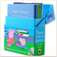 Ladybird Peppa Goes on Holiday and Other Stories (10 Books and 4CDs)