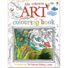 Usborne Art colouring Book with stickers