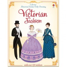 Usborne Historical Sticker Dolly Dressing Victorian Fashion