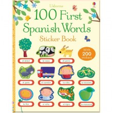 Usborne 100 First Spanish Words Sticker Book
