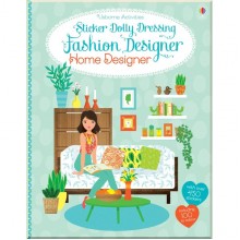 Usborne Sticker Dolly Dressing Fashion Designer Home Designer