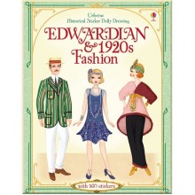 Usborne Historical Sticker Dolly Dressing Edwardian and 1920s Fashion