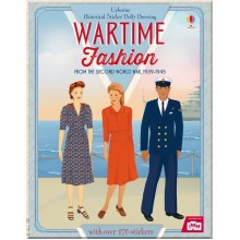 Usborne Historical Sticker Dolly Dressing Wartime Fashion