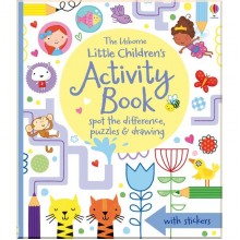 Usborne Little Children's Activity Book spot-the-difference, puzzles and drawing
