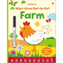 Usborne Wipe-clean Dot-to-dot Farm