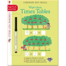 Usborne Wipe-clean Times Tables 5-6