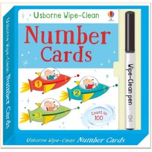 Usborne Wipe-clean Number Cards