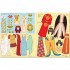 Usborne Sticker Dolly Dressing: Fashion Long Ago