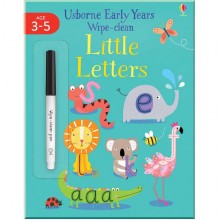 Usborne Early Years Wipe-clean Little Letters