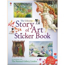 Usborne Story of Art Sticker Book
