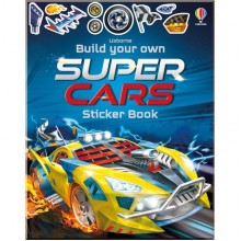 Usborne Build Your Own Supercars Sticker Book