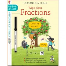 Usborne Wipe-clean Fractions 8-9
