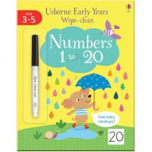 Usborne Early Years Wipe-Clean Numbers 1 to 20
