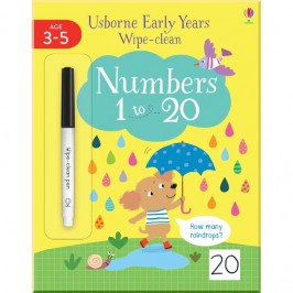 Usborne Early Years Wipe-Clean Numbers 1 to 20