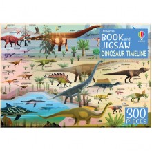 Usborne Dinosaur Timeline Book and Jigsaw