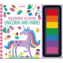Usborne Fingerprint Activities Unicorns and Fairies