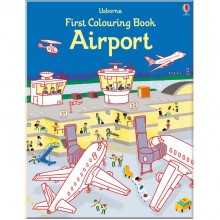 Usborne First Colouring Book Airport