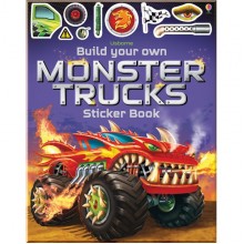 Usborne Build your own monster trucks sticker book