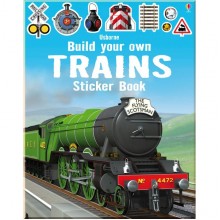 Usborne Build your own trains sticker book