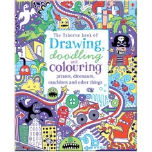 Usborne Drawing, doodling and colouring: pirates, dinosaurs, machines and other things