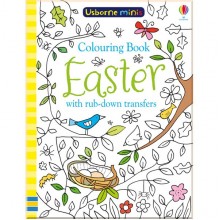 Usborne Easter colouring book with rub-down transfers