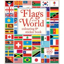 Usborne Flags of the world colouring and sticker book