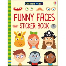 Usborne Funny faces sticker book