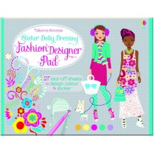 Usborne Sticker Dolly Dressing Fashion designer pad