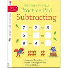 Usborne Subtracting practice pad 5-6
