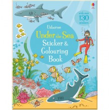 Usborne Under the sea sticker and colouring book