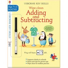 Usborne Wipe-Clean Adding and Subtracting 7-8
