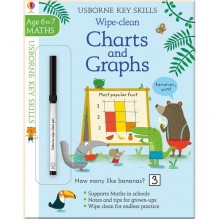 Usborne Wipe-clean charts and graphs 6-7