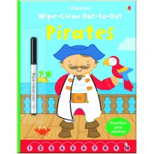 Usborne Wipe-clean dot-to-dot pirates