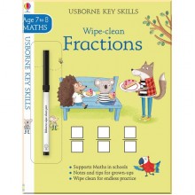 Usborne Wipe-clean fractions 7-8