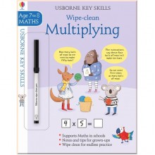 Usborne Wipe-Clean Multiplying 7-8