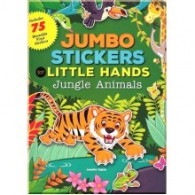 MoonDance Press Jumbo Stickers for Little Hands: Jungle Animals