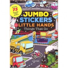 MoonDance Press Jumbo Stickers for Little Hands: Things That Go
