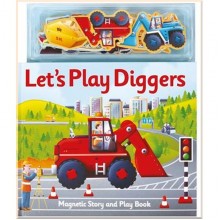 Imagine That Magnetic Story and Play Book: Let's Play Diggers