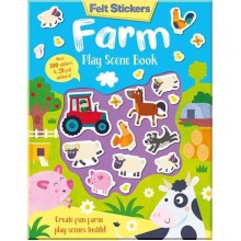 Imagine That Felt Stickers: Farm Play Scene Book