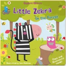 i am a bookworm Little Zebra in the Forest