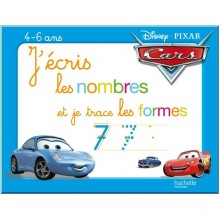 Hachette Education J'écris les nombres et je trace les formes (Disney Pixar Cars)