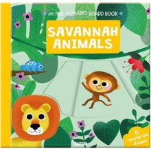 Auzou My First Animated Board Book: Savannah Animals