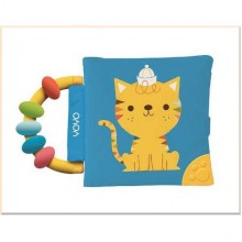 Yoyo Books My Soft Rattle and Teether Book: Cat