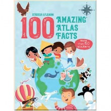 Yoyo Books Sticker and Learn: 100 Amazing Atlas Facts