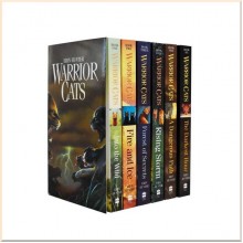 Warrior Cats Series 1 The Prophecy Begin 6 books by Erin Hunter