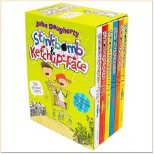 Stinkbomb and Ketchup Face 6 Books by John Dougherty