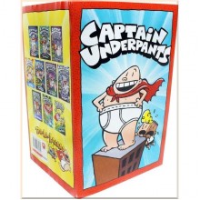 Captain Underpants 10 Book Set by Dav Pilkey