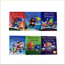 Aliens Love Underpants 6 Book Set Collection By Claire Freedman and Ben Cort